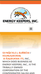 Mobile Screenshot of energykeepersinc.com