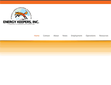 Tablet Screenshot of energykeepersinc.com